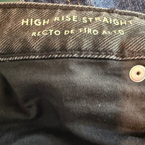 CURVE Appeal Jeans Women 6/28 Dark Blue Straight Leg - Picture 5 of 11